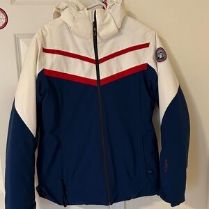 Spyder Blue and White Jacket  Women’s size 12